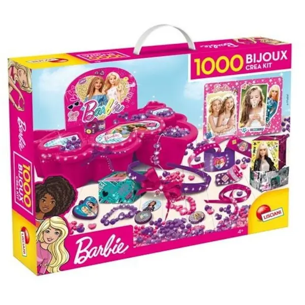 LISCIANI Kit de creatie 1000 bijuterii Lisciani Barbie, varsta 4+, Multicolor