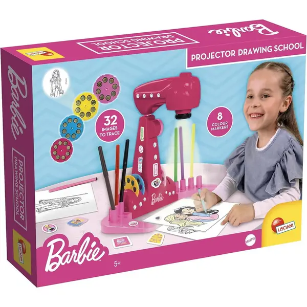 LISCIANI Proiector pentru desen - Barbie, varsta 5+ ani