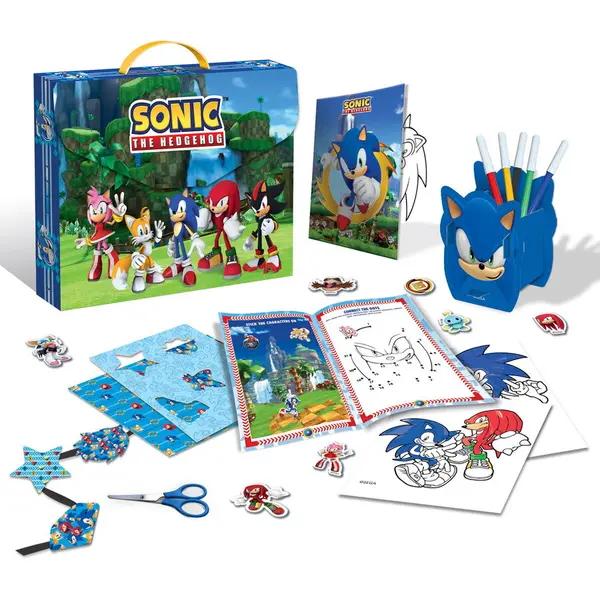 LISCIANI Set de creatie & desen - Sonic, Varsta 5+