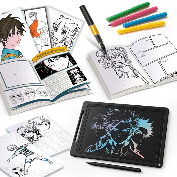 LISCIANI Tableta pentru desen KIDS ART- Academia Manga, varsta 8+