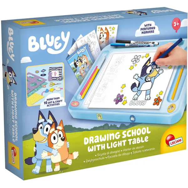 LISCIANI Tablita de desen cu lumini LISCIANI - Bluey, 3 ani+