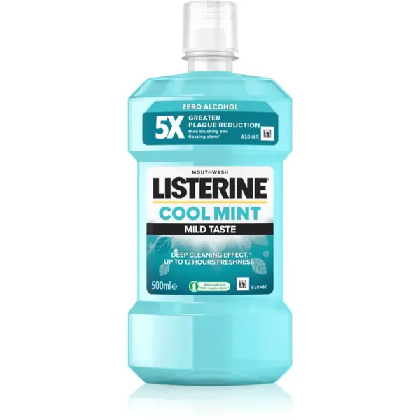 Listerine Cool Mint Mild Taste apă de gură fară alcool aroma Cool Mint 500 ml