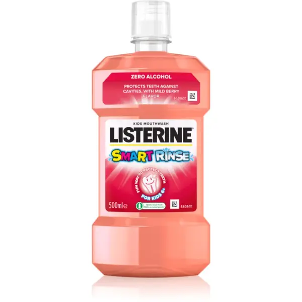 Listerine Smart Rinse Mild Berry apă de gură pentru copii 500 ml