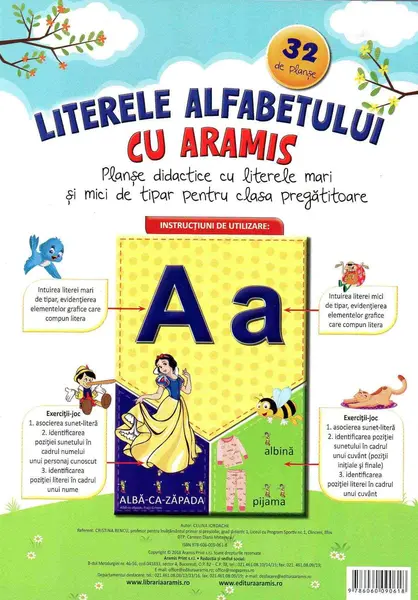 Literele alfabetului cu Aramis | Celina Iordache