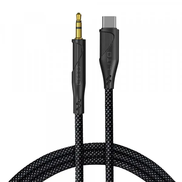 LITO Cablu Audio USB-C - 3.5mm Lito LA02, 1m, Negru