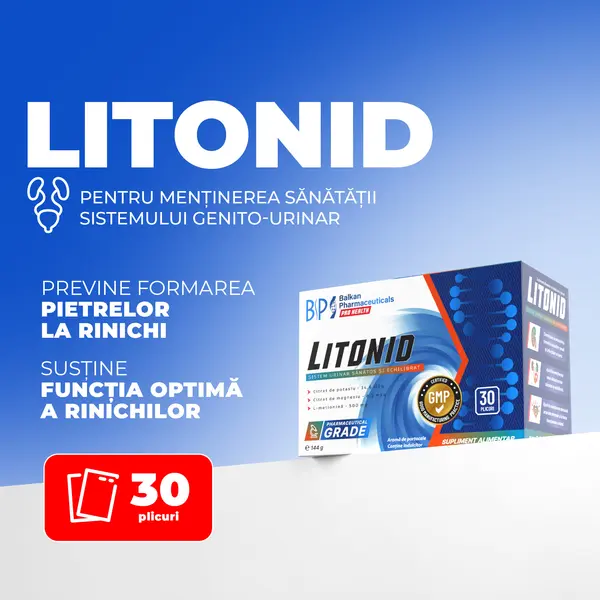 Litonid, Spirulină și Seleniu, 30 Caps.