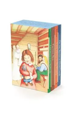 Little House 4-Book Box Set: Little House in the Big Woods, Farmer Boy, Little House on the Prairie, on the Banks of Plum Creek - Laura Ingalls Wilder