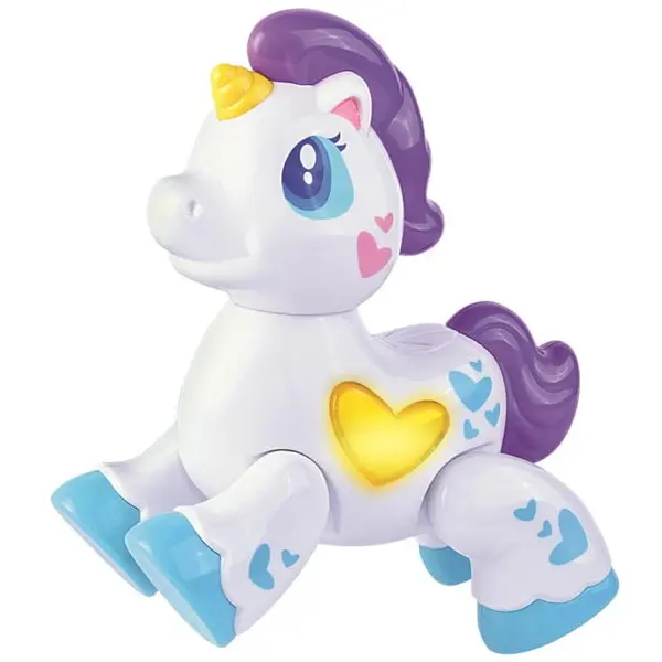 Little Learner Jucarie interactiva Little Learner Unicorn magic, muzicala, lumini, cu deplasare