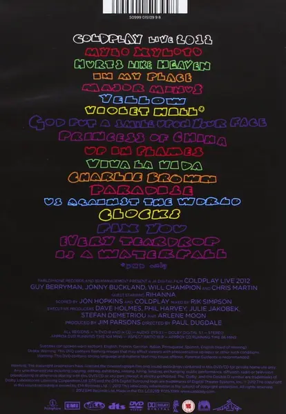 Live 2012 (CD+DVD) | Coldplay