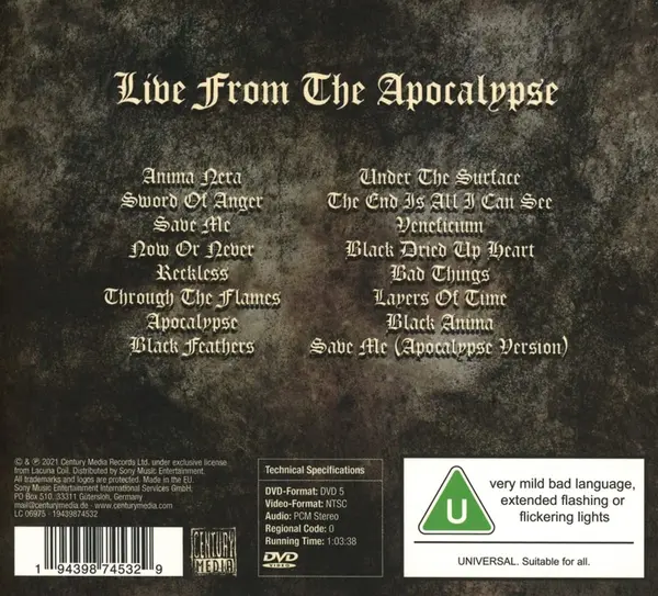 Live From The Apocalypse | Lacuna Coil