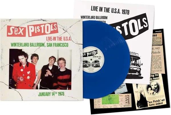 Live In The U.S.A. - Winterland Ballroom, San Francisco, January 14th 1978 (Blue Vinyl) | Sex Pistols