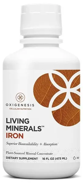 Living Minerals Iron, 473 ml, Oxigenesis