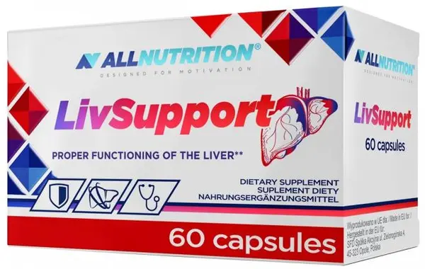 LivSupport, 60 capsule, AllNutrition