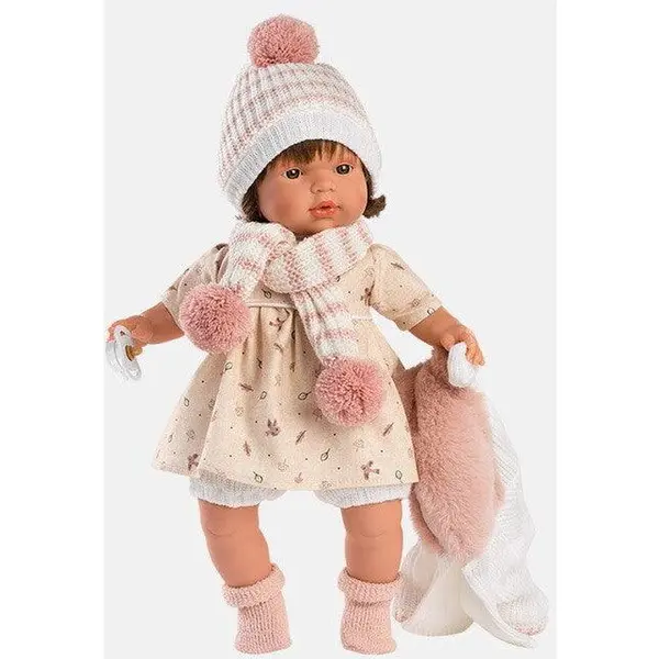 LLORENS Papusa LLORENS Lola, cu sunet, 38 cm, corp moale, vinil