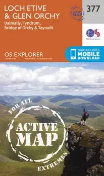 Loch Etive and Glen Orchy. September 2015 ed, Sheet Map/Ordnance Survey