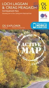 Loch Laggan & Creag Meagaidh, Corrieyairack Pass, Sheet Map/***