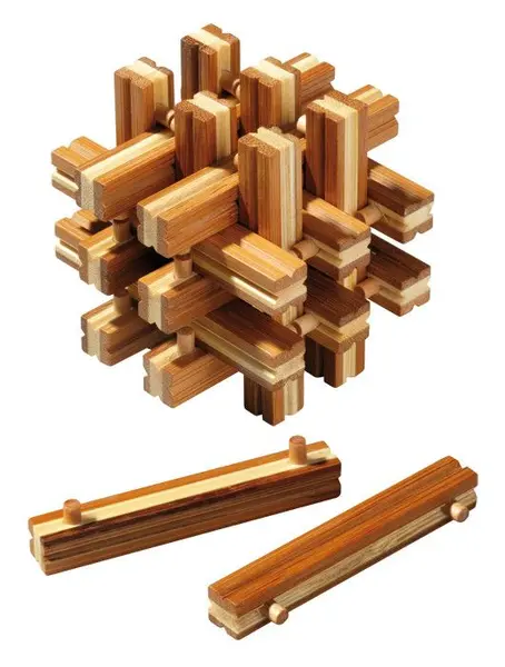 Lock Up Puzzle 3D, Bambus