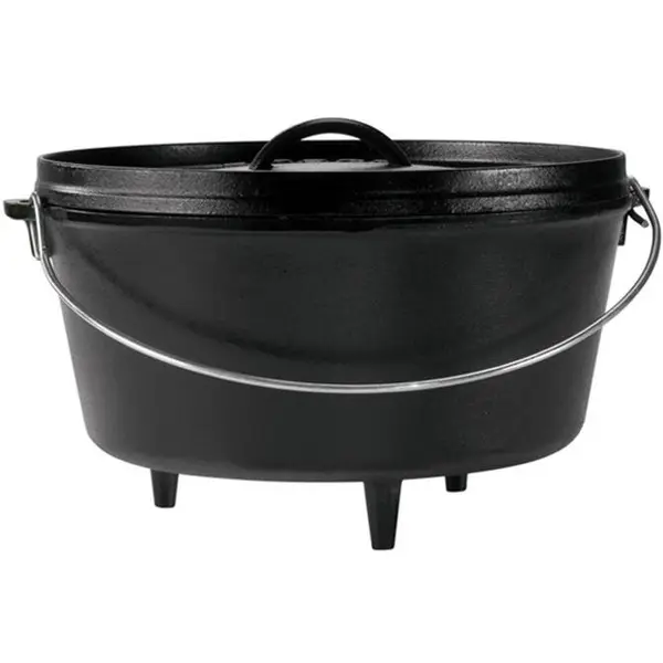 Lodge Ceaun din fonta cu capac - cuptor olandez Lodge 30,2 cm 7,6 litri L-12DCO3