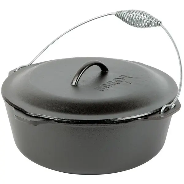 Lodge Ceaun din fonta cu capac - cuptor olandez Lodge 33 cm 8,5 litri L-12DO3