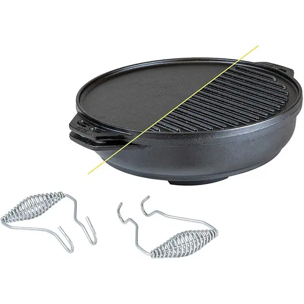 Lodge Ceaun din fonta multifunctional Lodge Cook-It-All 35,5 cm 6,5 litri L-14CIA