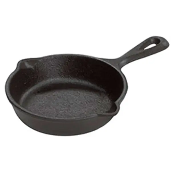 Lodge Tigaie mini rotunda din fonta cu maner Lodge 9 cm L-MS3