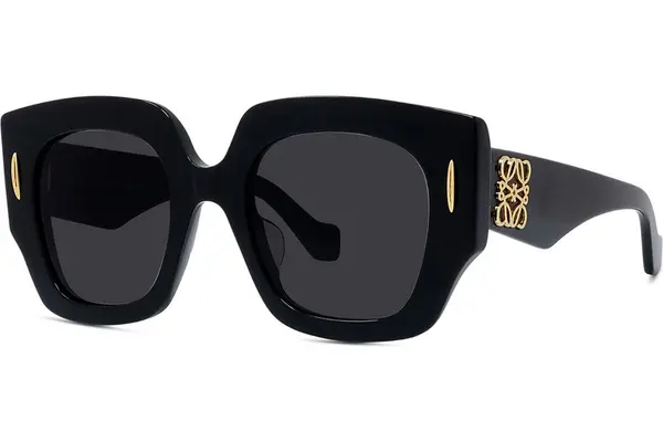 Loewe Anagram Black Geometric Sunglasses
