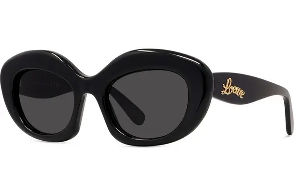 Loewe Curvy Black Cat Eye Sunglasses