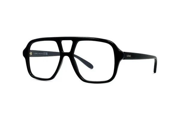 Loewe Slim Black Rectangular Eyeglasses