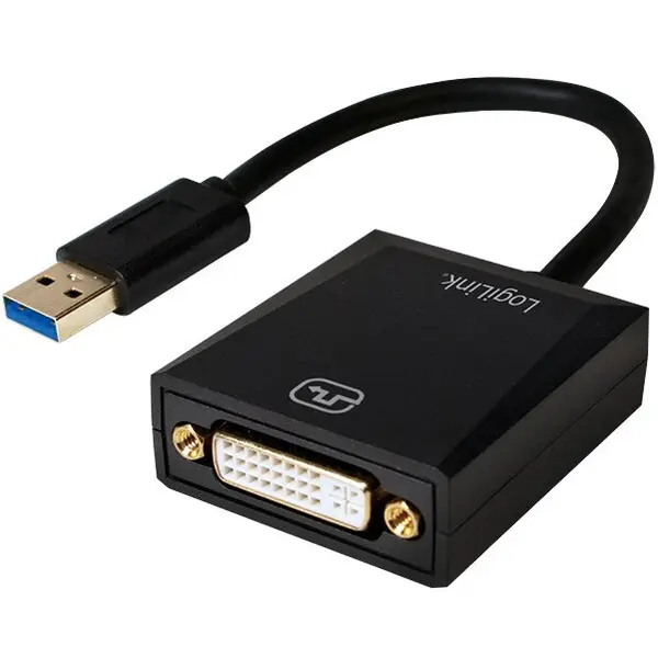 logilink Adaptor Logilink, 1x USB 3.0 - DVI