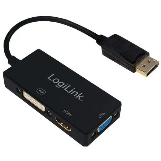 logilink Adaptor video Logilink CV0109, Multiport, 4K, Negru