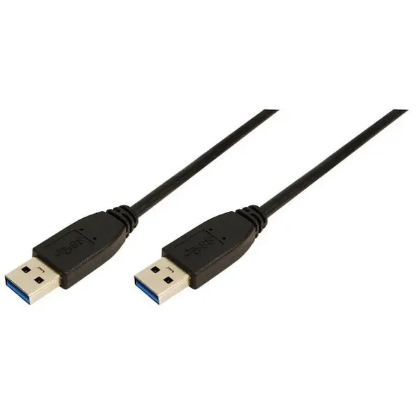 logilink Cablu date, Logilink, USB 3.0 A tata / A tata, 2 m, negru