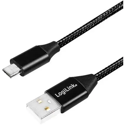 logilink Cablu de date Logilink CU0140, USB 2.0 - USB-C, 1m, Negru
