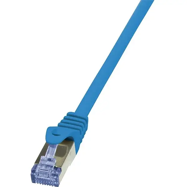 logilink Cablu de retea , Logilink , Cat.6A 10G S/FTP PIMF PrimeLine , 1m , albastru
