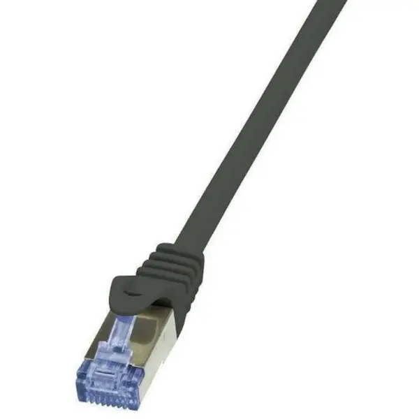 logilink Cablu de retea , LogiLink , Home U/UTP EconLine Cat.6A 10GE , 1.5m , negru