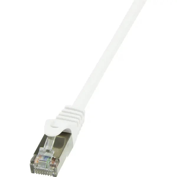 logilink Cablu F/UTP LogiLink CP2091S, Patchcord, CAT.6, 10m (Alb)
