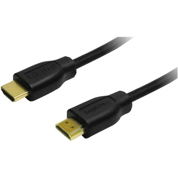 logilink Cablu HDMI LogiLink CH0035, 1m, conectori auriti, standard 1.4, Negru