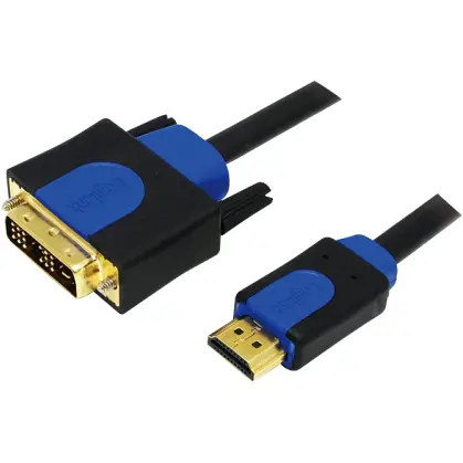 logilink Cablu Logilink, HDMI male - DVI male, 5m, Black