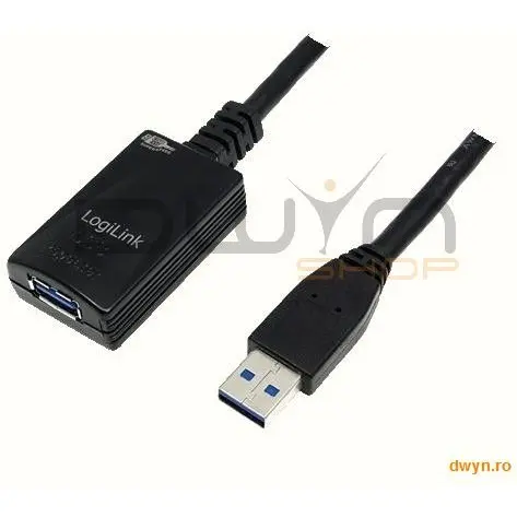 logilink Cablu repetor USB 3.0, M/T, 5m, Logilink 'UA0127'