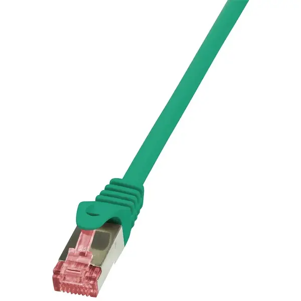 logilink Cablu retea Logilink PrimeLine CAT6 Patch Cable S/FTP 0.25m green