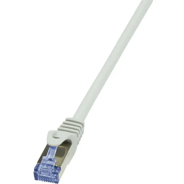 logilink Cablu S/FTP LOGILINK Cat7, LSZH, cupru, 600MHz, mufe RJ45 Cat6a, 1 m, gri, AWG26, dublu ecranat CQ4032S