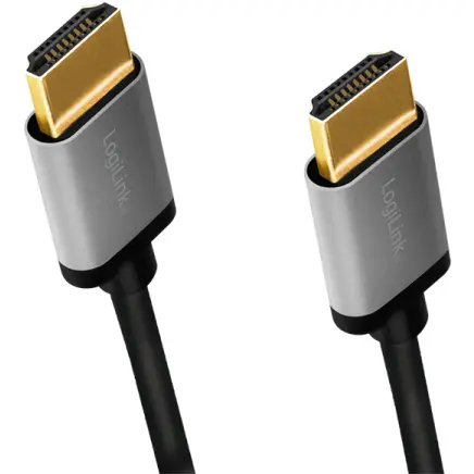 logilink CABLU video LOGILINK, HDMI (T) la HDMI (T) 2.0, 3m, conectori auriti, rezolutie maxima 4K (3840 x 2160) la 60 Hz, plastic, dublu ecranaj, CCS, negru