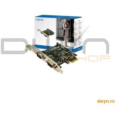 logilink Card PCI-Express adaptor la 2 x RS232, Logilink 'PC0031'