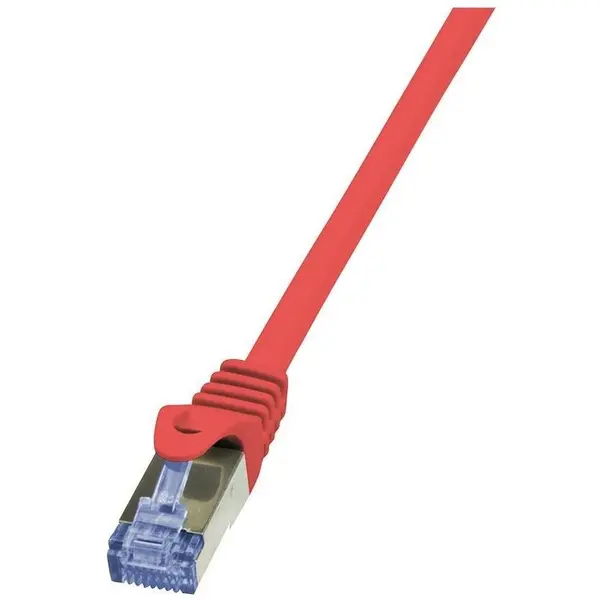 logilink LOGILINK -Patch Cablu Cat.6A 10G S/FTP PIMF PrimeLine 1,50m , Rosu, CQ3044S