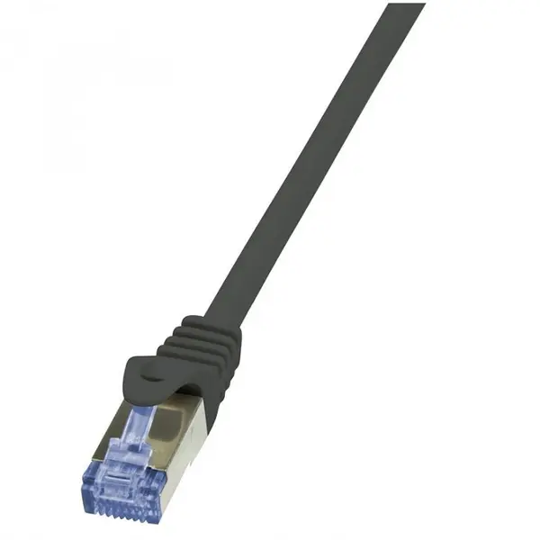 logilink LOGILINK , Patchcord Cablu Cat.6A 10G S/FTP PIMF PrimeLine 1m, Negru