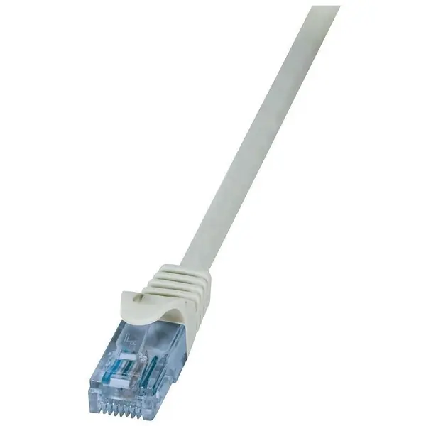 logilink Patch Cable Cat.6A 10GE Home U/UTP EconLine grey 1,00m