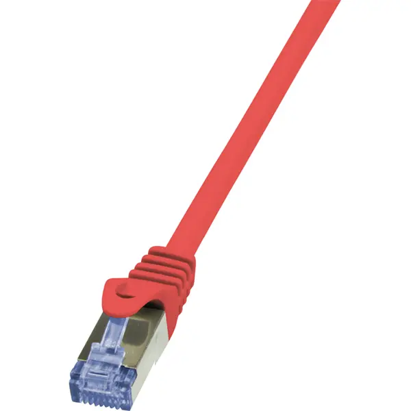 logilink Patch Cablu Cat.6A 10G S/FTP PIMF PrimeLine 0,25 rosu