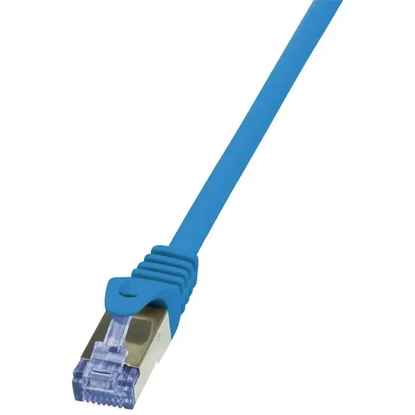 logilink Patch Cablu Cat.6A 10G S/FTP PIMF PrimeLine 7,5m, LogiLink, Albastru
