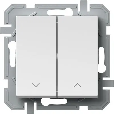 Logiq Intrerupator Storuri Dublu 1P 10A 250V Alb, TEM Modul TEM-SQ52PWNT09XO-U