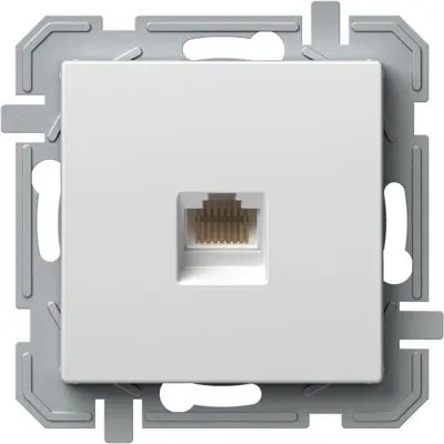 Logiq Priza Date 1P RJ45 CAT6 Alb, TEM Modul TEM-KQ40PWXO-U