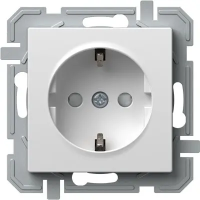 Logiq Priza SCHUKO borne automate 1P 16A Alb , TEM Modul TEM-VQ12PWXO-U